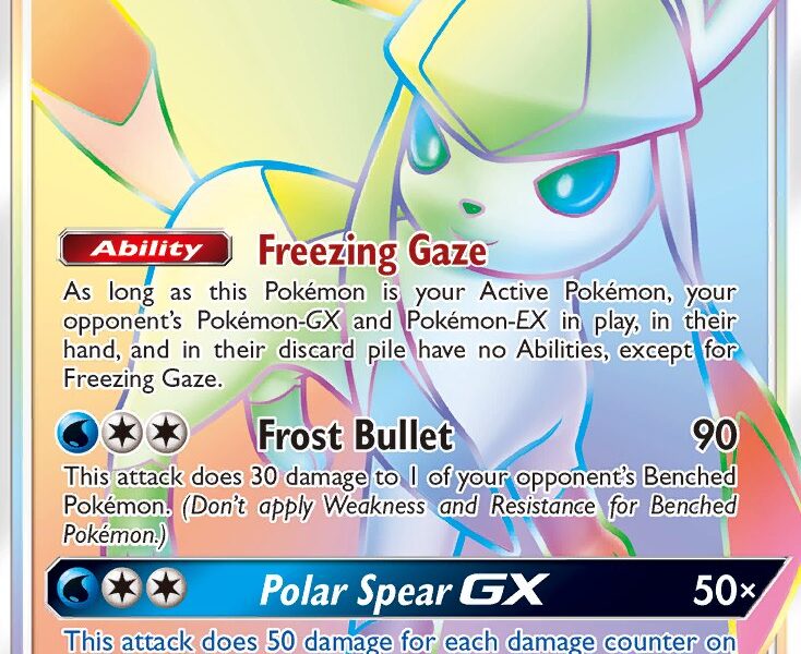 Glaceon-GX Pokemon Kaart
