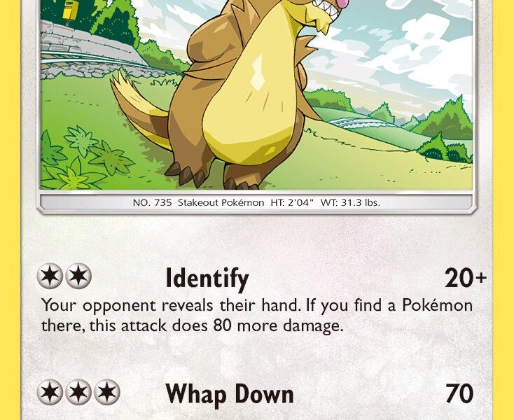 Gumshoos Pokemon Kaart