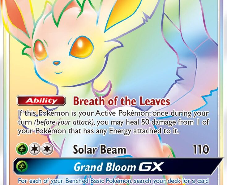 Leafeon-GX Pokemon Kaart
