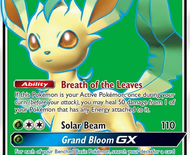 Leafeon-GX Pokemon Kaart