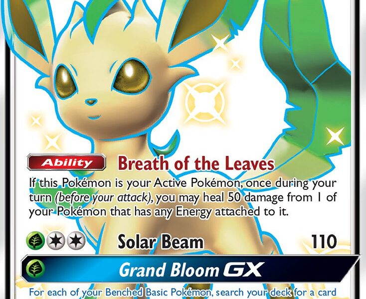 Leafeon-GX Pokemon Kaart
