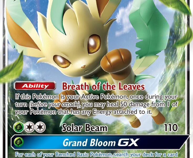 Leafeon-GX Pokemon Kaart