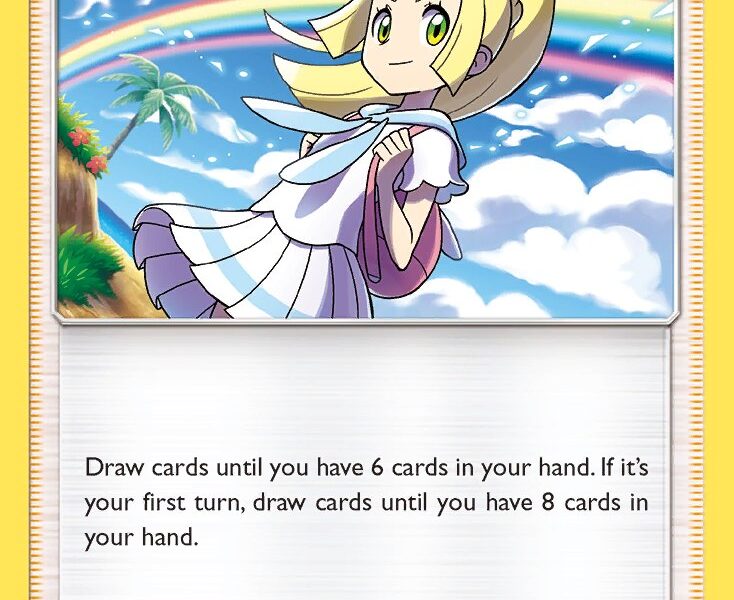Lillie Pokemon Kaart