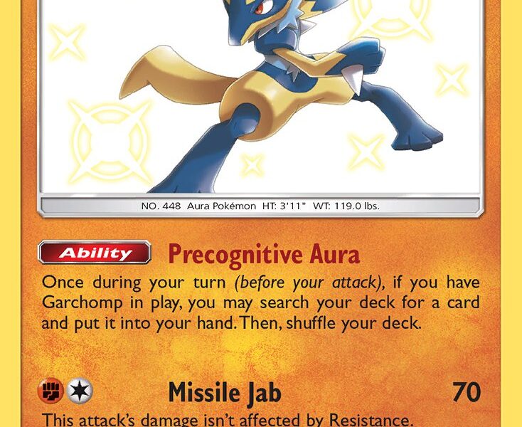Lucario Pokemon Kaart