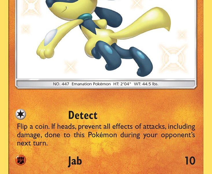 Riolu Pokemon Kaart