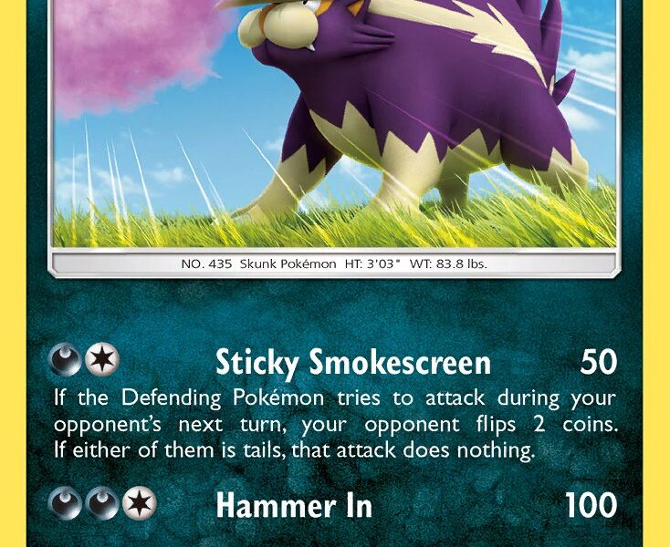 Skuntank Pokemon Kaart
