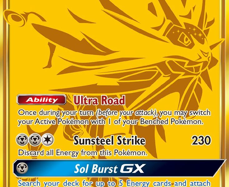 Solgaleo-GX Pokemon Kaart