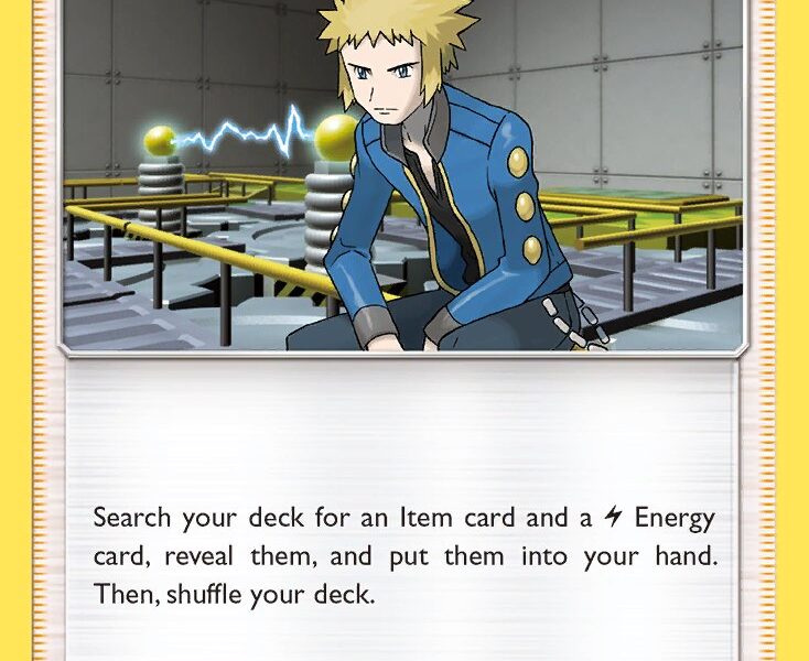 Volkner Pokemon Kaart