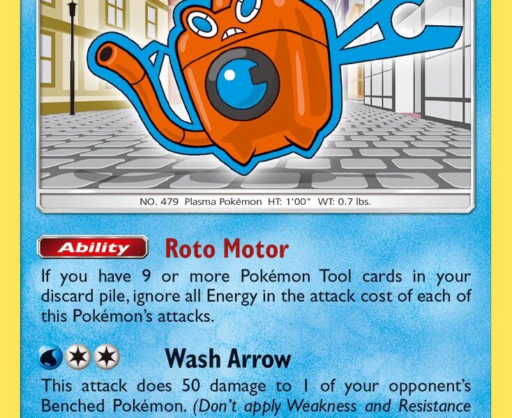 Wash Rotom Pokemon Kaart