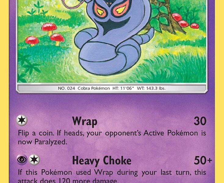 Arbok Pokemon Kaart