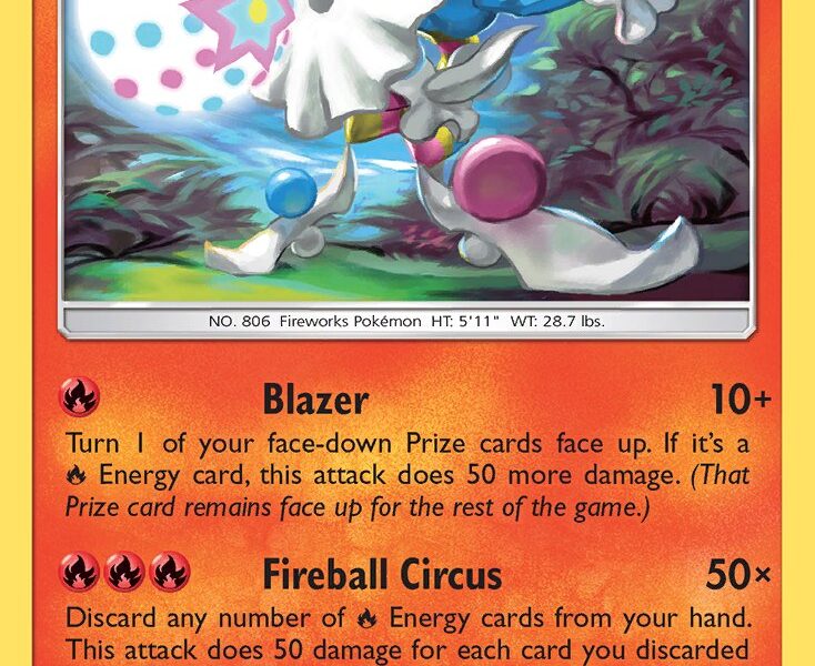 Blacephalon Pokemon Kaart