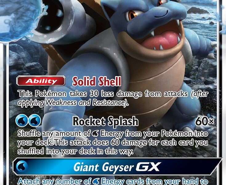 Blastoise-GX Pokemon Kaart