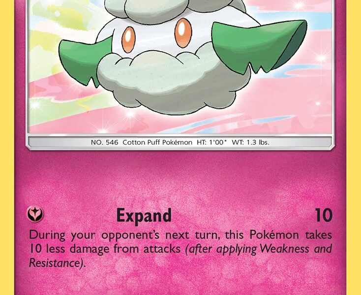 Cottonee Pokemon Kaart