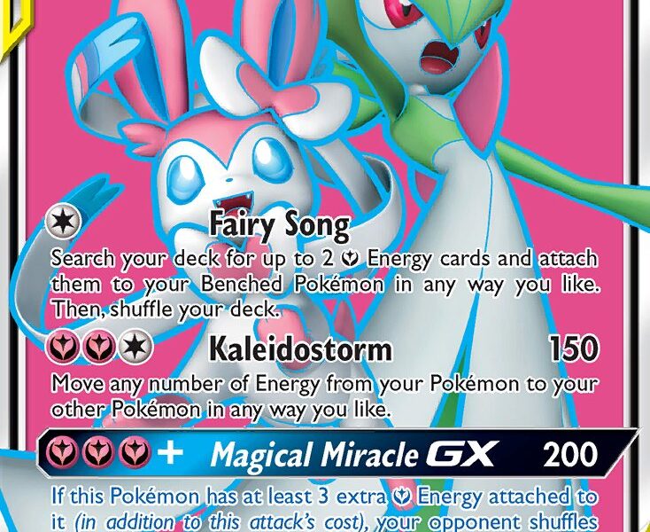 Gardevoir & Sylveon-GX Pokemon Kaart