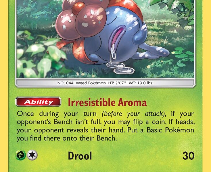 Gloom Pokemon Kaart