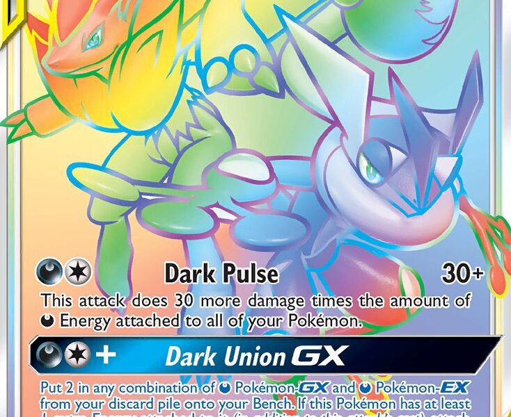 Greninja & Zoroark-GX Pokemon Kaart