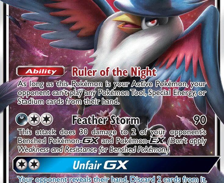 Honchkrow-GX Pokemon Kaart