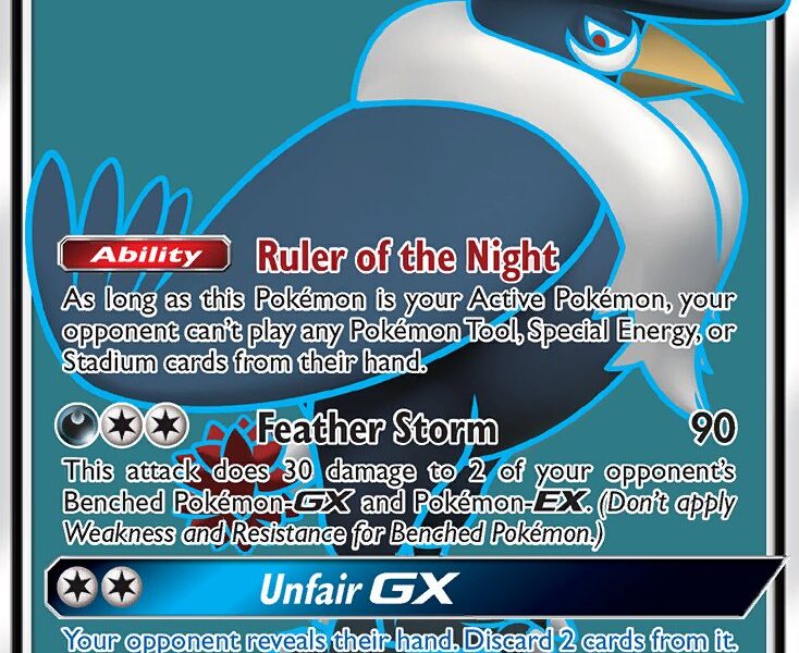 Honchkrow-GX Pokemon Kaart