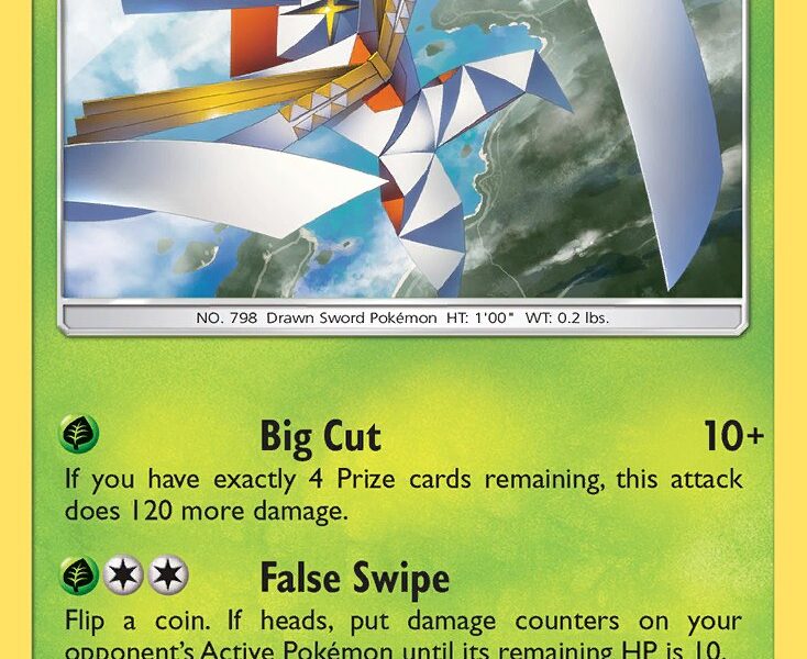 Kartana Pokemon Kaart