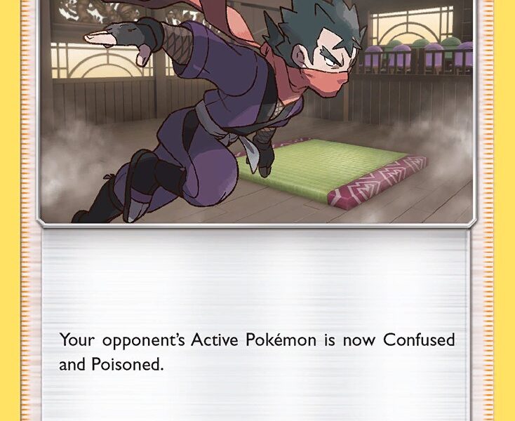 Koga’s Trap Pokemon Kaart