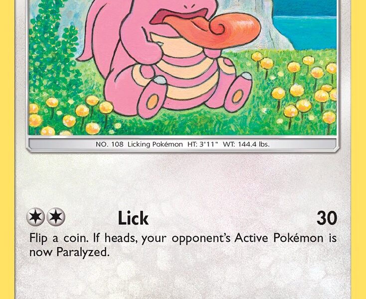Lickitung Pokemon Kaart