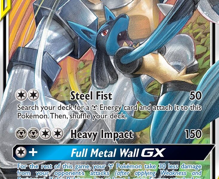 Lucario & Melmetal-GX Pokemon Kaart