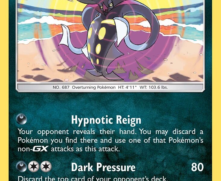 Malamar Pokemon Kaart