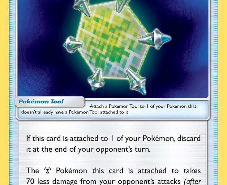 Metal Core Barrier Pokemon Kaart