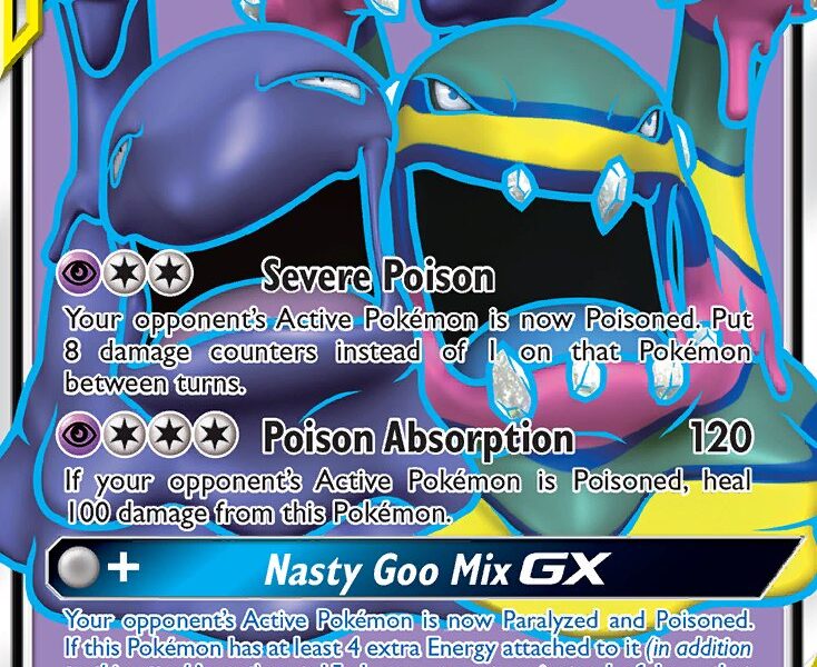 Muk & Alolan Muk-GX Pokemon Kaart