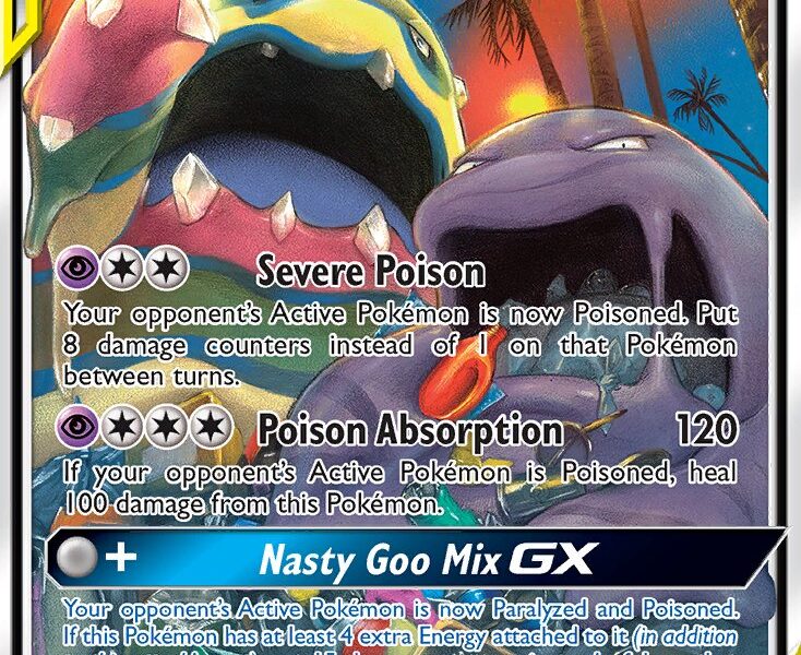 Muk & Alolan Muk-GX Pokemon Kaart