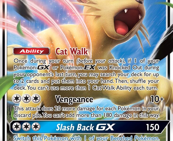 Persian-GX Pokemon Kaart