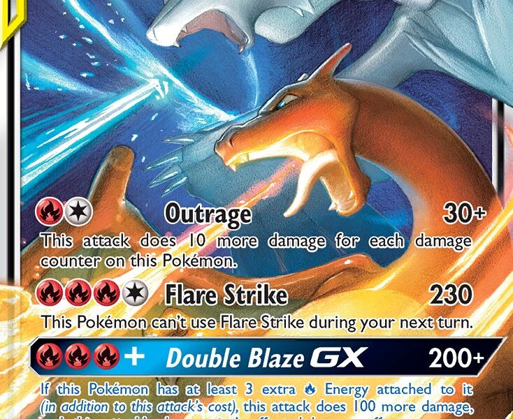 Reshiram & Charizard-GX Pokemon Kaart