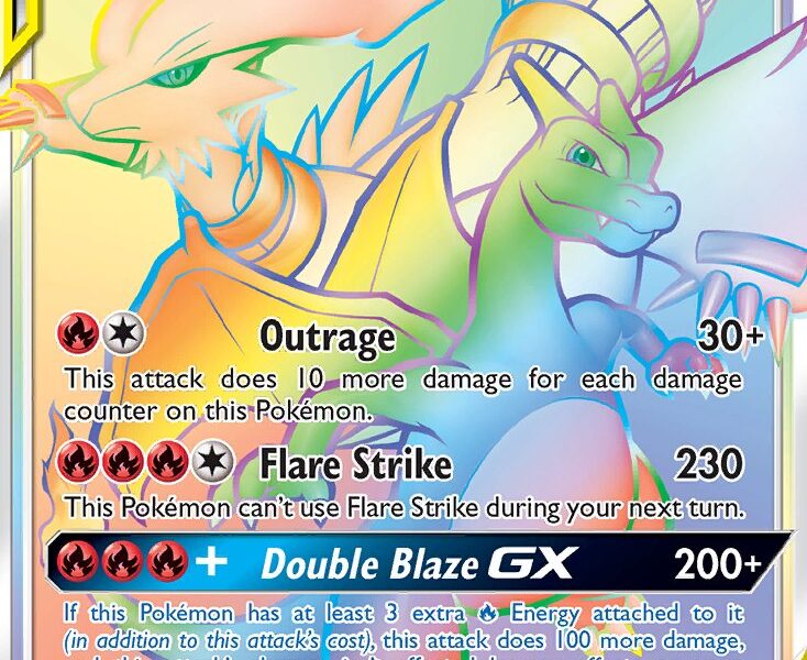 Reshiram & Charizard-GX Pokemon Kaart