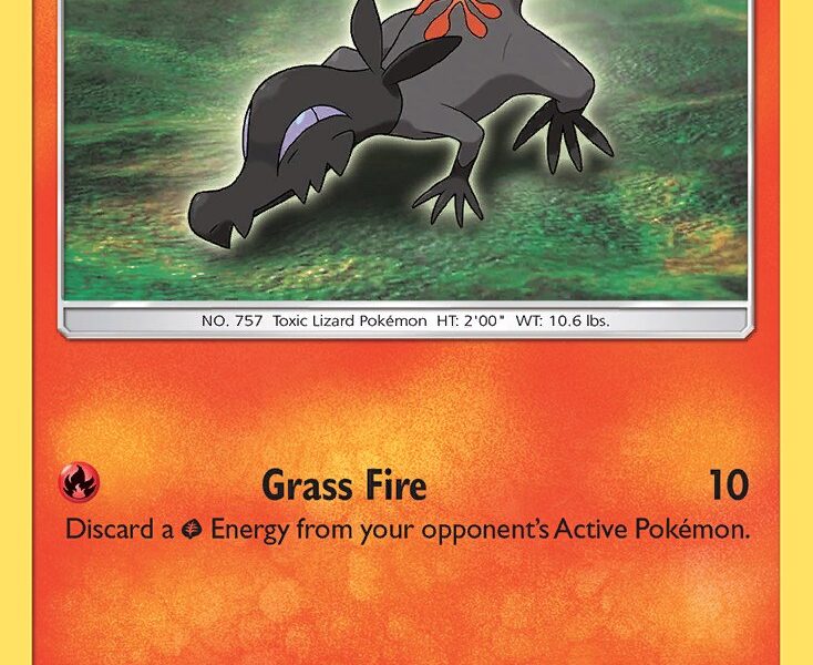 Salandit Pokemon Kaart
