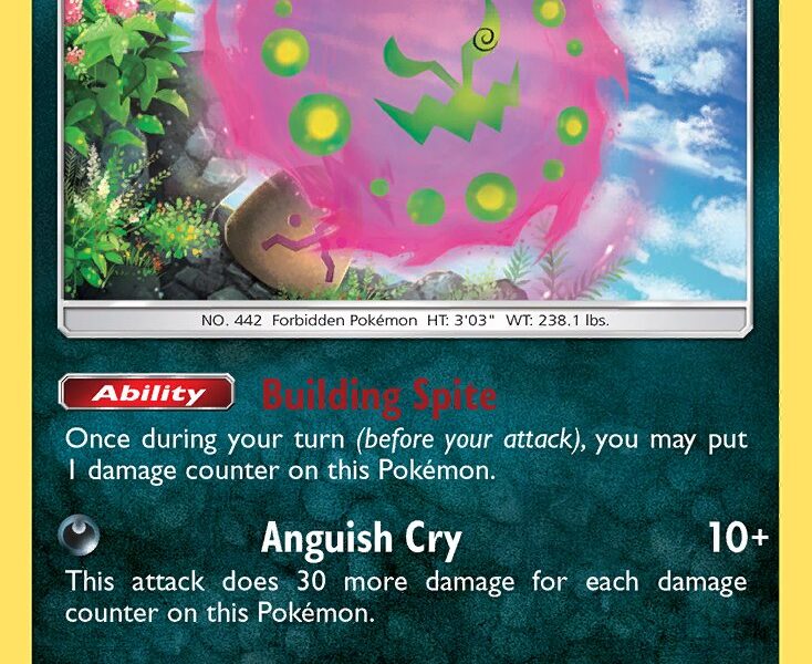 Spiritomb Pokemon Kaart