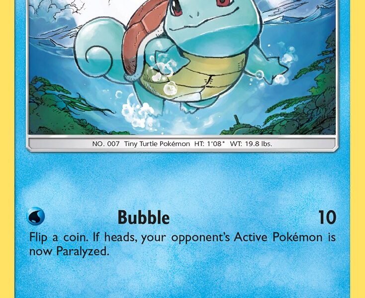 Squirtle Pokemon Kaart