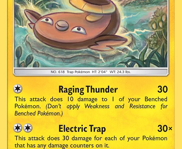 Stunfisk Pokemon Kaart