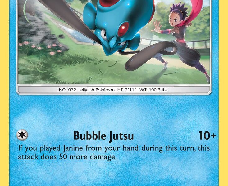 Tentacool Pokemon Kaart