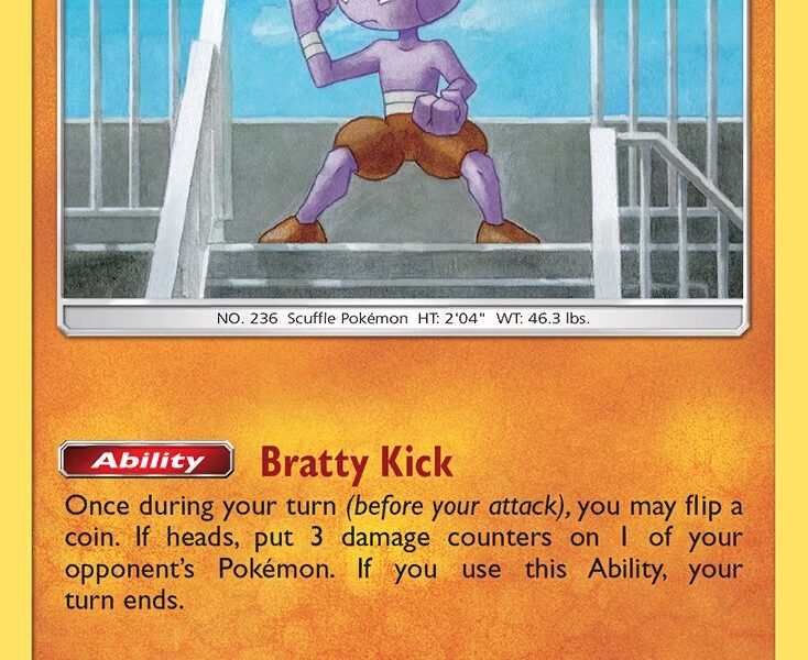 Tyrogue Pokemon Kaart