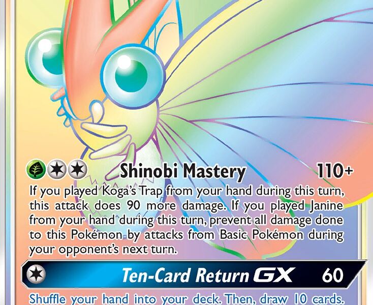 Venomoth-GX Pokemon Kaart