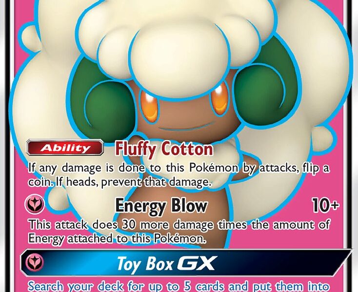 Whimsicott-GX Pokemon Kaart