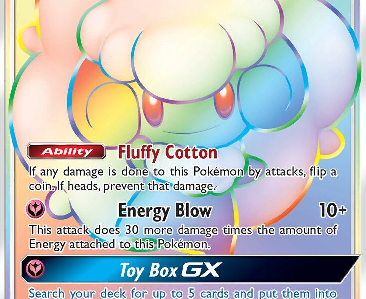 Whimsicott-GX Pokemon Kaart