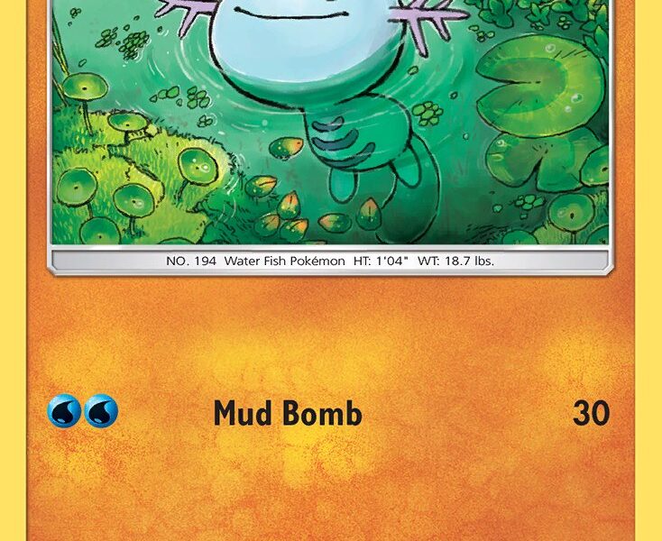 Wooper Pokemon Kaart