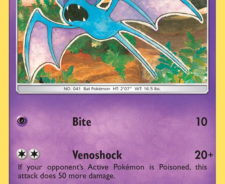 Zubat Pokemon Kaart