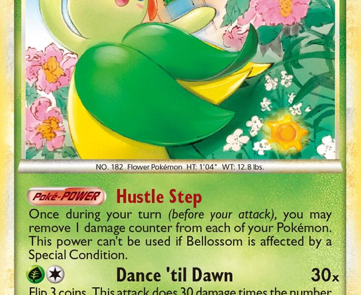 Bellossom Pokemon Kaart
