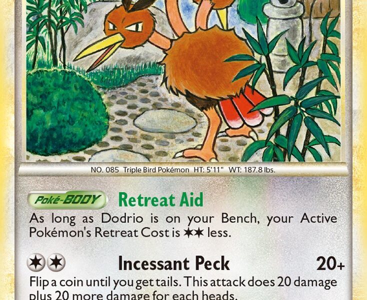 Dodrio Pokemon Kaart