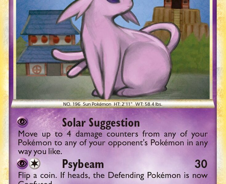 Espeon Pokemon Kaart
