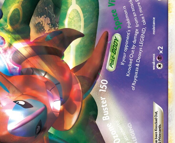 Rayquaza & Deoxys LEGEND Pokemon Kaart