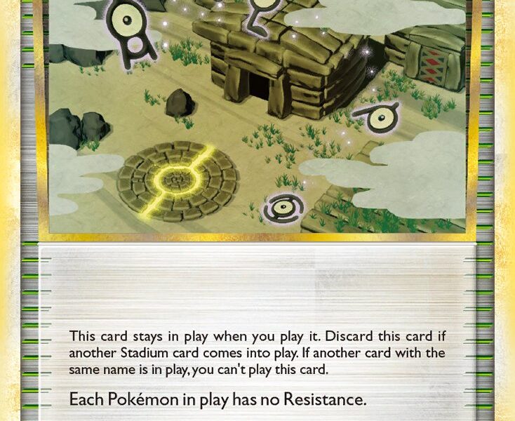 Ruins of Alph Pokemon Kaart