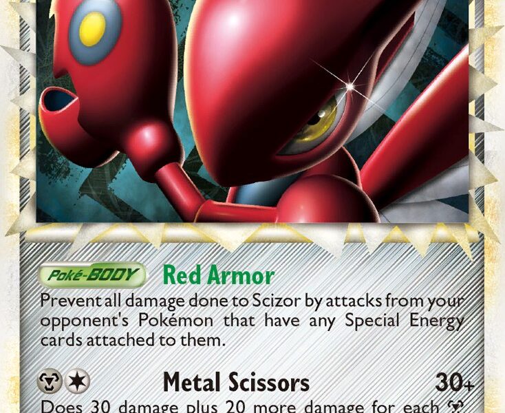 Scizor Pokemon Kaart